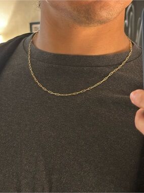 Gold Chain Dante Necklace by Alighieri
